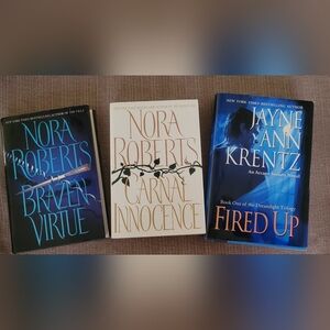 Nora Roberts (2) & Jane Ann Krentz (1) Books. LOT OF 3